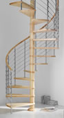 The Econ Exterior Spiral Staircase by Mobirolo
